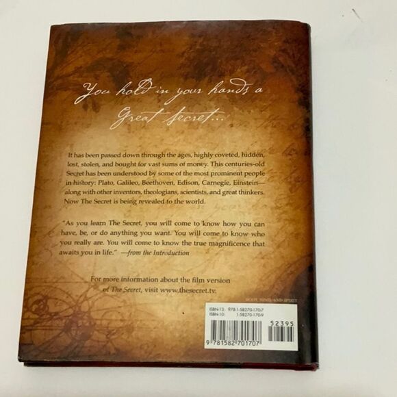 Book “ The Secret “ By Rhonda Byrne from the movie, Law of Attraction. - Picture 2 of 3